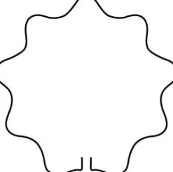 Outlet Peacock Stützring Kreis Wellenform D 48 cm Rankhilfen|Pflanzenstützen