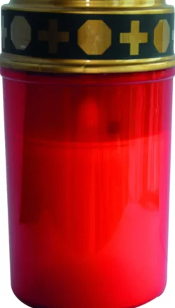 Clearance Peha Magic LED Grablicht Kerze rot D 7,5 H 13 cm Grablichter