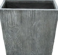 Outlet Pflanzkübel Wood 80 x 32 x 92 cm grau Pflanzkübel|Blumentöpfe & Pflanzgefäße