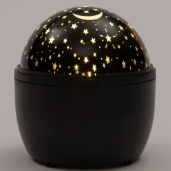 Online Projektor Mond und Sterne D 11,5 cm H 13 cm weiß Projektoren