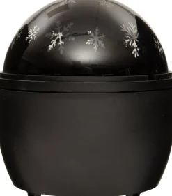 New Projektor Schneeflocke mit LED Beleuchtung warmweiss D 12 H 13 cm Projektoren