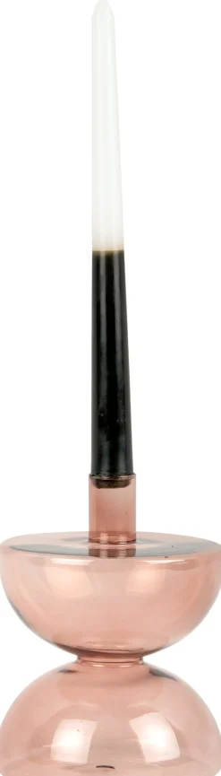 Clearance PT Living Kerzenständer Diabolo rosa D 10 H 13 cm Kerzenständer