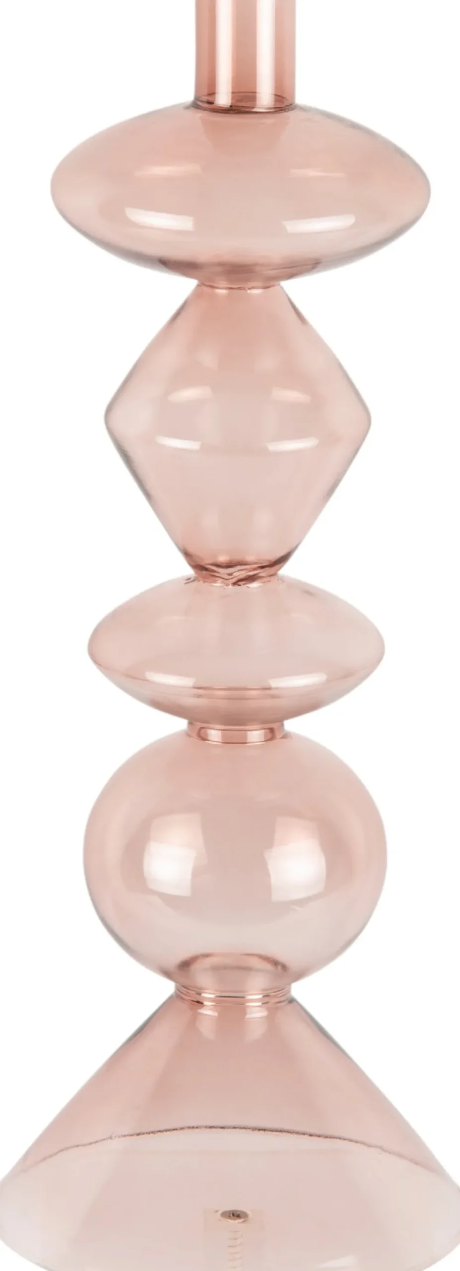 Sale PT Living Kerzenständer Totem rosa D 12,5 H 33 cm Kerzenständer