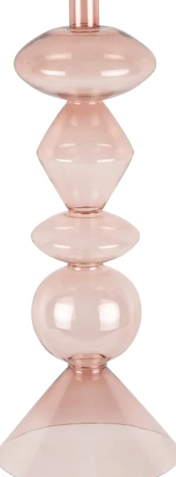 New PT Living Kerzenständer Totem rosa D 16 H 41 cm Kerzenständer