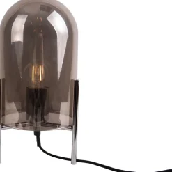 Discount PT Living Tischleuchte Bell grau D 16 H 30 cm Tischleuchten