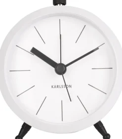 Discount PT Living Wecker Button weiß D 9 H 10,5 cm Uhren