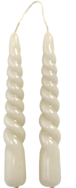 New Rustik Lys Stabkerzen Swirl mini 4 Std. 2 St. Stabkerzen
