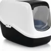 Online Savic Katzentoilette Nestor schwarz/weiß 56 x 39 x 39 cm Katzentoiletten & Zubehör