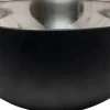 New Schüssel schwarz / silber D 23 cm H 11 cm Servieren