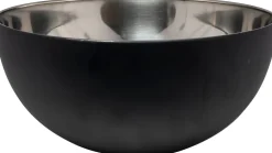 New Schüssel schwarz / silber D 23 cm H 11 cm Servieren