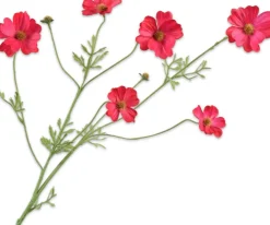 Outlet Silk-Ka kunstbloem Cosmea rot 77 cm Kunstblumen