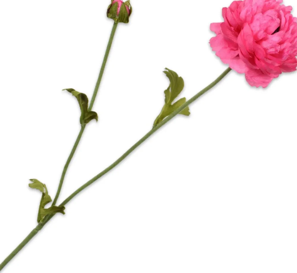 New Silk-Ka Kunstblume Hahnenfuß violett 64 cm Kunstblumen