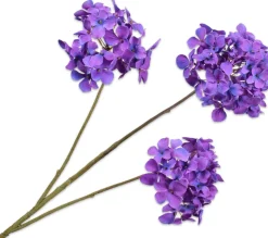 Clearance Silk-Ka Kunstblume Hortensie lila 82 cm Kunstblumen
