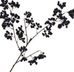 Hot Silk-Ka Kunstzweig mit Beeren 82 cm blau Weihnachtszweige & -Blumen