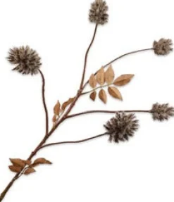 Discount Silk-ka Weihnachtszweig Berry Distel grau H 69 cm Weihnachtszweige & -Blumen