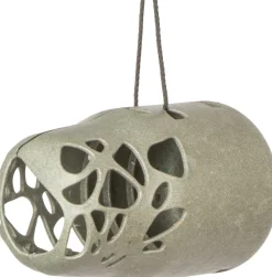 Outlet Singing Friend Erdnussbutter-Halter Esmee grau 15,5 x 9,5 x 9,5 cm Gartenvögel|Erdnussbutter-Häuser