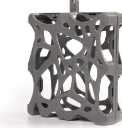 Outlet Singing Friend Vogelhaus für Fettblöcke Anna grau 12,4 x 2,8 x 13,8 cm Gartenvögel|Vogelfutterhäuser