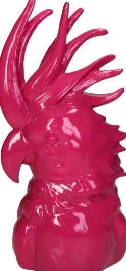 Best Skulptur Kakadu rosa 17 x 12 x 33,3 cm Dekofiguren & -Objekte