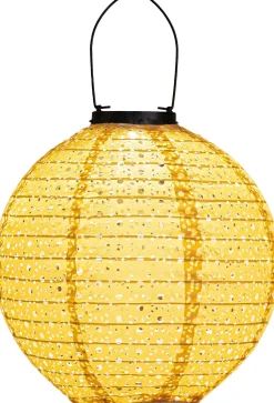 New Solarleuchte Marrakesh gelb D 25,5 H 25,5 cm Solar Gartenleuchten|Außenleuchten Hängend