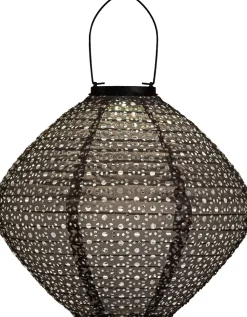 Solarleuchte Marrakesh grau D 29 H 25 cm Solar Gartenleuchten|Außenleuchten Hängend