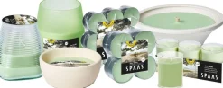 Clearance Spaas Citronella-Kerze Asian Garden grün 38 Std. D 8,2 H 9,5 cm Kerzen Im Glas|Citronella-Kerzen