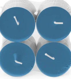 New Spaas Duftkerze Essential collection Soft Sunrise blau 10 Std. D 6 H 2,1 cm 8 St. Teelichter|Duftkerzen