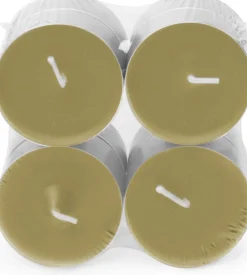 Outlet Spaas Duftkerze Essential collection Romantic Reflect grün 10 Std. D 6 H 2,1 cm 8 St. Teelichter|Duftkerzen