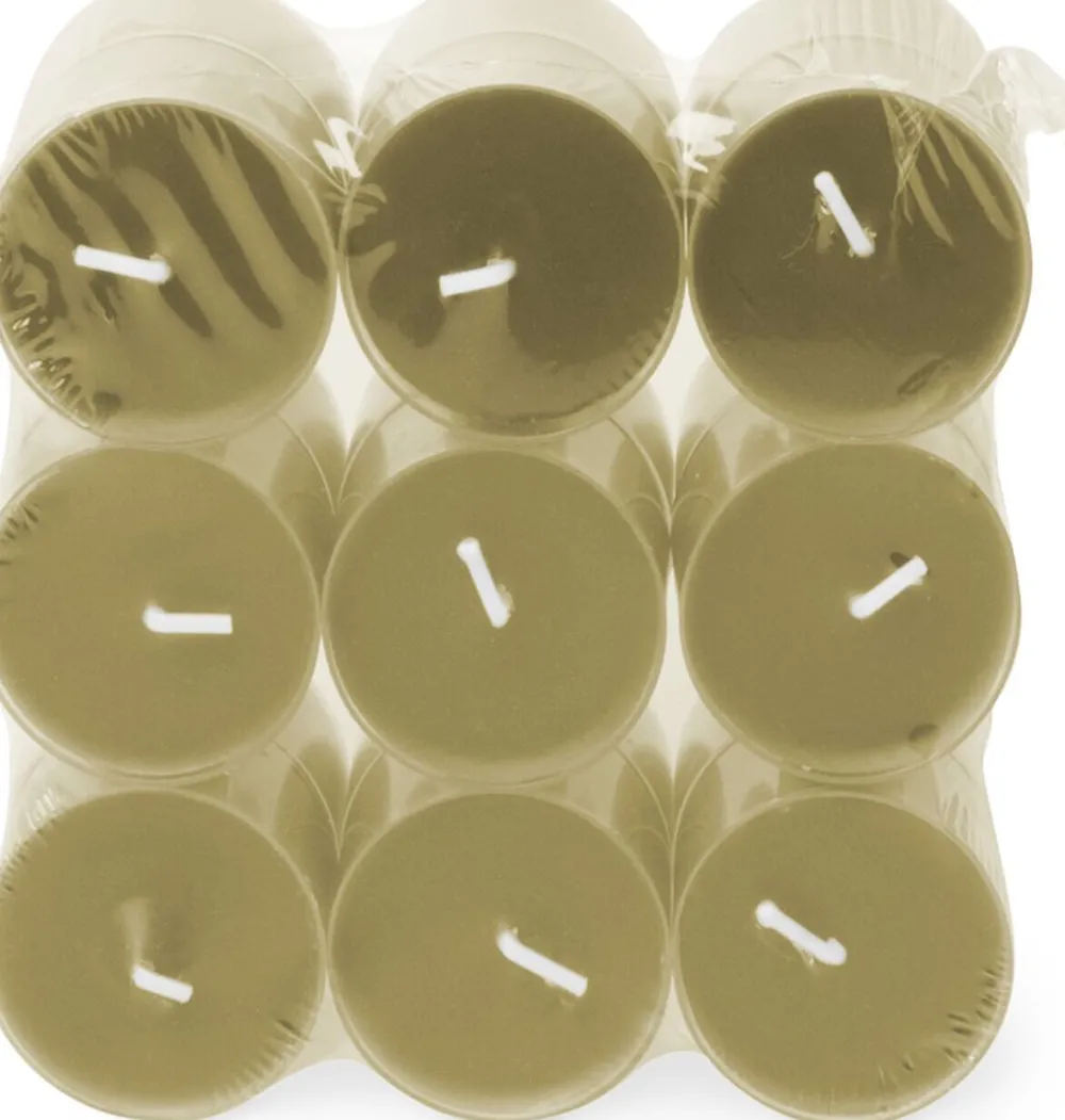 Spaas Duftkerze Essential collection Romantic Reflect grün 4,5 Std. D 3,5 H 1,6 cm 18 St. Teelichter|Duftkerzen