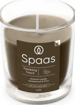 Hot Spaas Duftkerze Essential Collection Twinkling Touch braun 25 Stunden D 7,3 H 8,3 cm Kerzen Im Glas|Duftkerzen