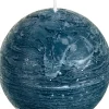 New Spaas Kugelkerze Rustic blau-grün 40 Std. D 10 cm Kugelkerzen