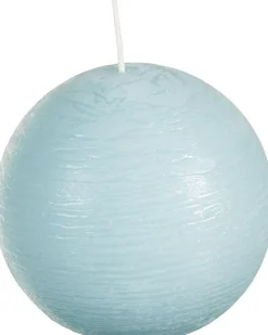 Best Spaas Kugelkerze Rustic blau 40 Std. D 10 cm Kugelkerzen