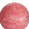 Clearance Spaas Kugelkerze Rustic hellrosa 40 Std. D 10 cm Kugelkerzen