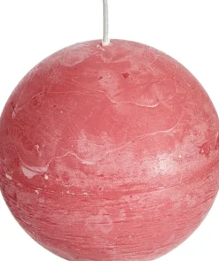 Clearance Spaas Kugelkerze Rustic hellrosa 40 Std. D 10 cm Kugelkerzen