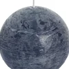 Clearance Spaas Kugelkerze Rustic petrolblau 40 Std. D 10 cm Kugelkerzen