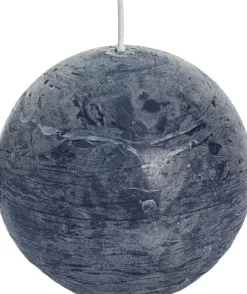 Clearance Spaas Kugelkerze Rustic petrolblau 40 Std. D 10 cm Kugelkerzen