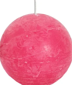 Outlet Spaas Kugelkerze Rustic pink 24 Std. D 8 cm Kugelkerzen