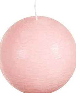 Clearance Spaas Kugelkerze Rustic rosa 40 Std. D 10 cm Kugelkerzen