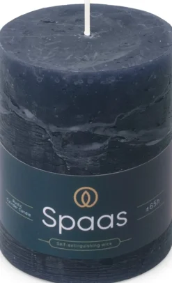 Online Spaas Stumpenkerze Essential collection blau 65 Std. D 8 H 11 cm Stumpenkerzen