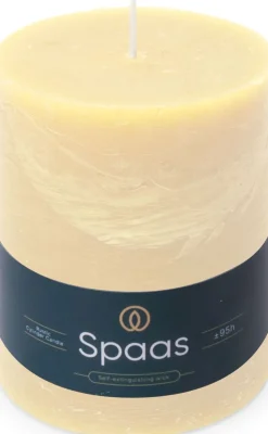 Spaas Stumpenkerze Essential collection creme 95 Std. D 10 H 13 cm Stumpenkerzen
