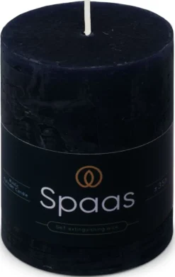 Best Spaas Stumpenkerze Essential collection blau 35 Std. D 7 H 9,5 cm Stumpenkerzen