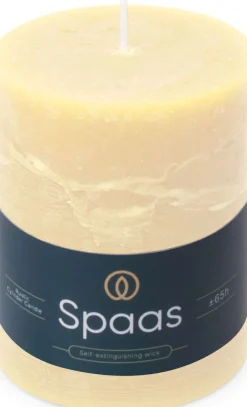 Hot Spaas Stumpenkerze Essential collection creme 65 Std. D 8 H 11 cm Stumpenkerzen
