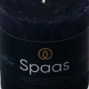 Spaas Stumpenkerze Essential collection blau 25 Std. D 7 H 7 cm Stumpenkerzen