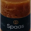 Sale Spaas Stumpenkerze Essential collection braun 35 Std. D 7 H 9,5 cm Stumpenkerzen