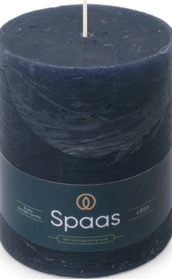 Sale Spaas Stumpenkerze Essential collection blau 95 Std. D 10 H 13 cm Stumpenkerzen