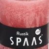 Online Spaas Stumpenkerze Rustic hellrosa D 7 cm H 8 cm Stumpenkerzen