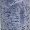 Online Spaas Stumpenkerze Rustic grau-blau D 10 cm H 20 cm Stumpenkerzen