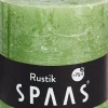 Hot Spaas Stumpenkerze Rustic hellgrün D 10 cm H 10 cm Stumpenkerzen