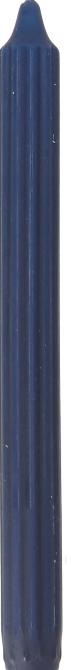 Sale Stabkerze Ribbed dunkelblau 7 Std. D 2,2 H 24 cm Stabkerzen