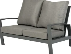 Sale Tierra Outdoor Loungesofa Valencia 2-Sitzer Aluminium anthrazit Loungesofas|Loungesofas