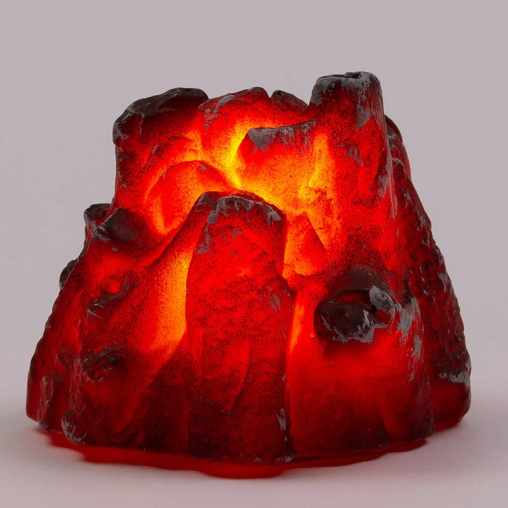 New Tischleuchte Flamme orange D 6 H 5 cm extra warm Weihnachtsleuchten